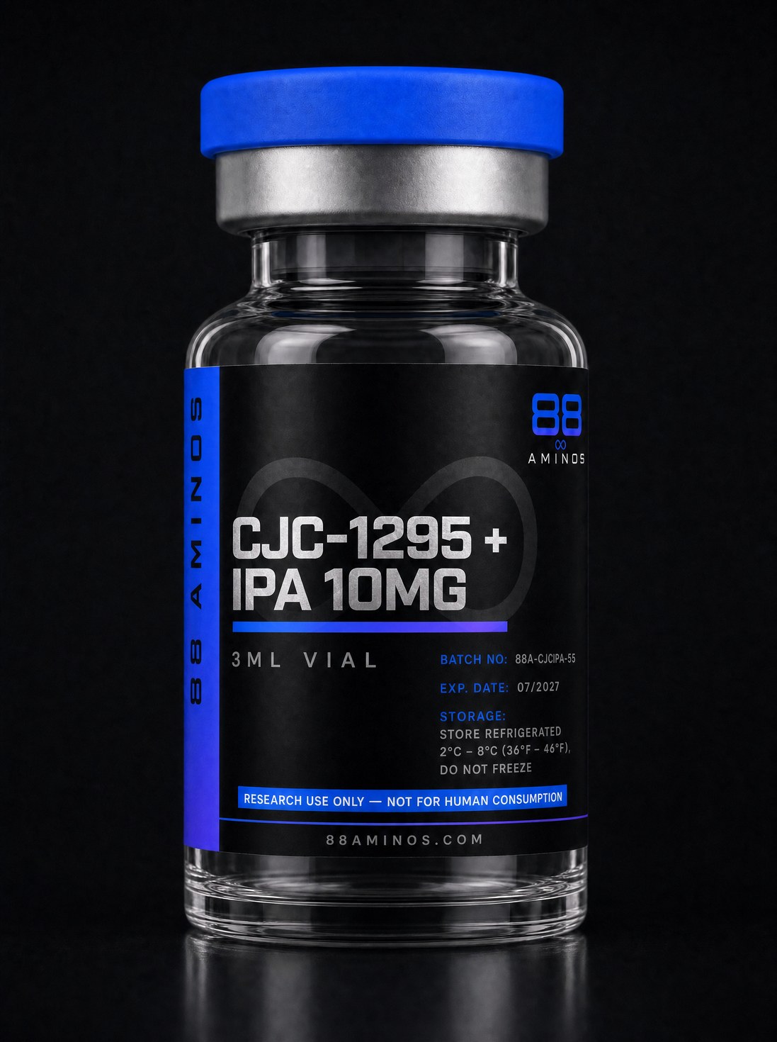 CJC-1295 (no DAC) + Ipamorelin 5mg + 5mg research vial