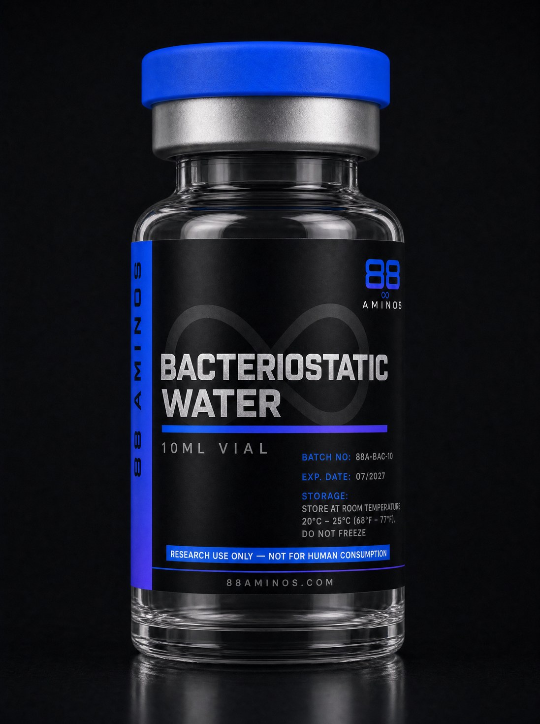 Bacteriostatic Water 10ml research vial