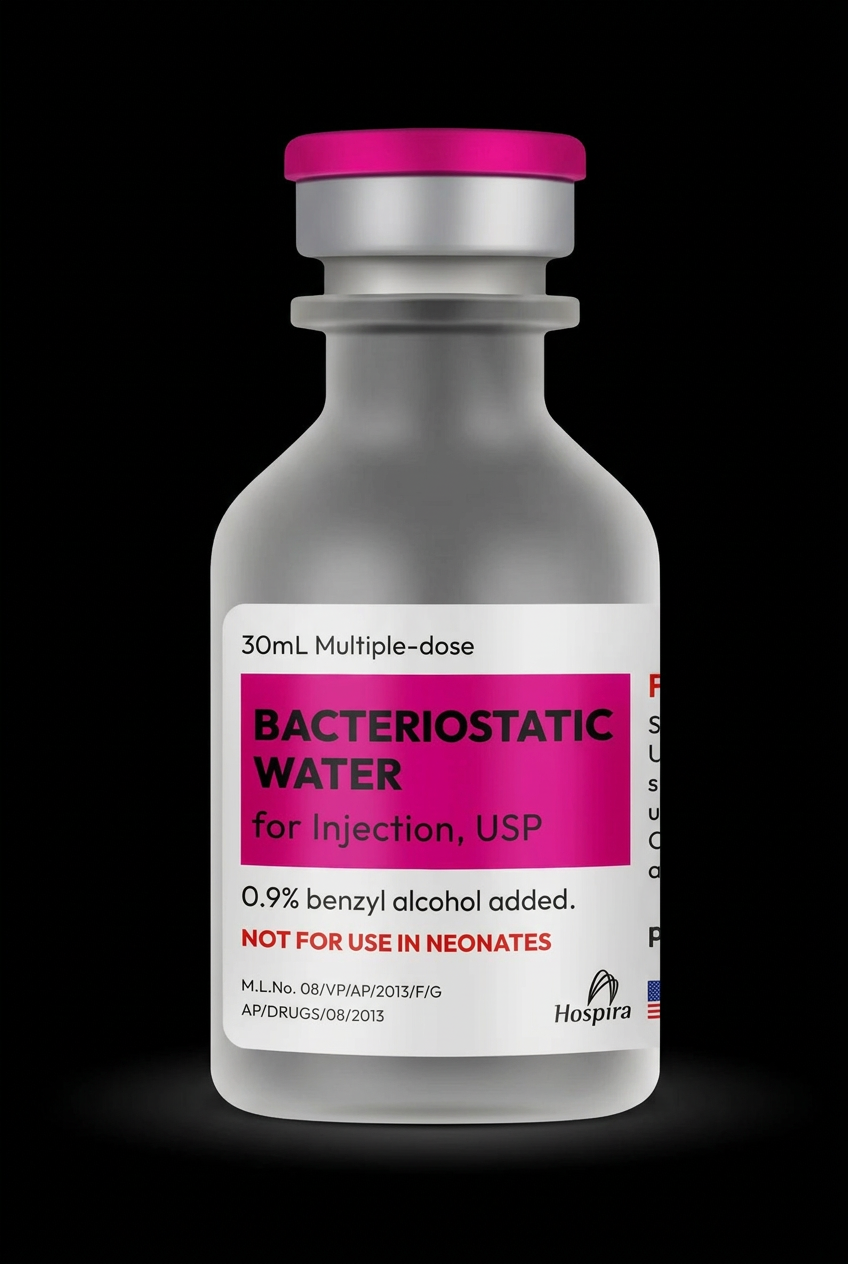 Hospira Bacteriostatic Water 30ml research vial